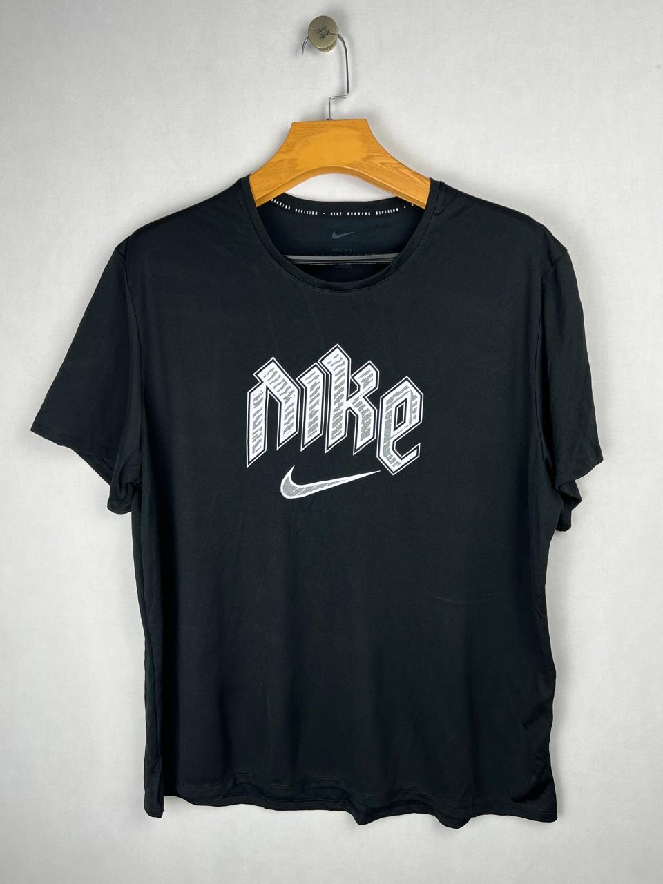 Original Nike Dri-Fit Black Gothic Logo T-Shirt