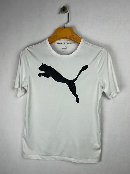 Original Puma White Big Cat Logo T-Shirt