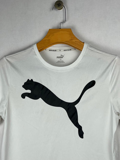 Original Puma White Big Cat Logo T-Shirt
