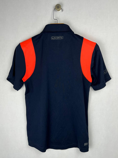 Lacoste Ultra Dry Navy Orange Polo Shirt
