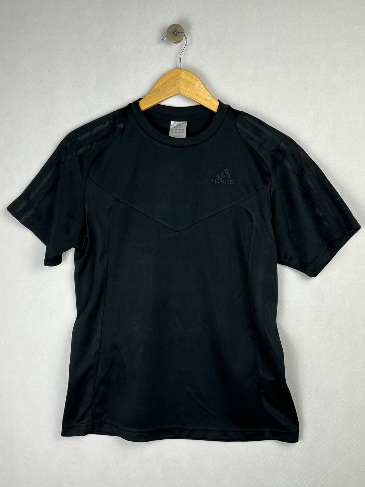 Adidas Tonal Stripe Black T-Shirt