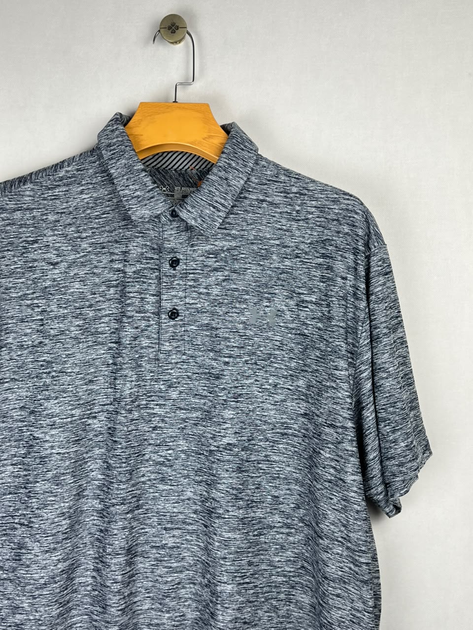Under Armour Heather Grey Men's Polo Shirt