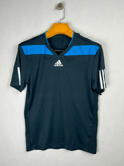 Adidas V-Neck Training T-Shirt - Navy/Blue