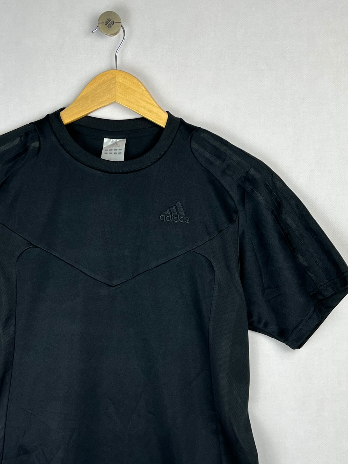 Adidas Tonal Stripe Black T-Shirt
