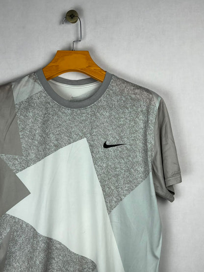Nike Dri-Fit Abstract Print T-Shirt Grey