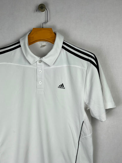 Adidas ClimaCool White Men's Polo Shirt