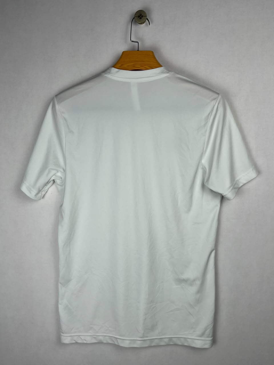 Adidas White Men's V-Neck T-Shirt