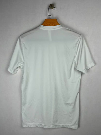 Adidas White Men's V-Neck T-Shirt