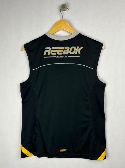 Reebok Athletic Sleeveless Tank Top - Black/Yellow