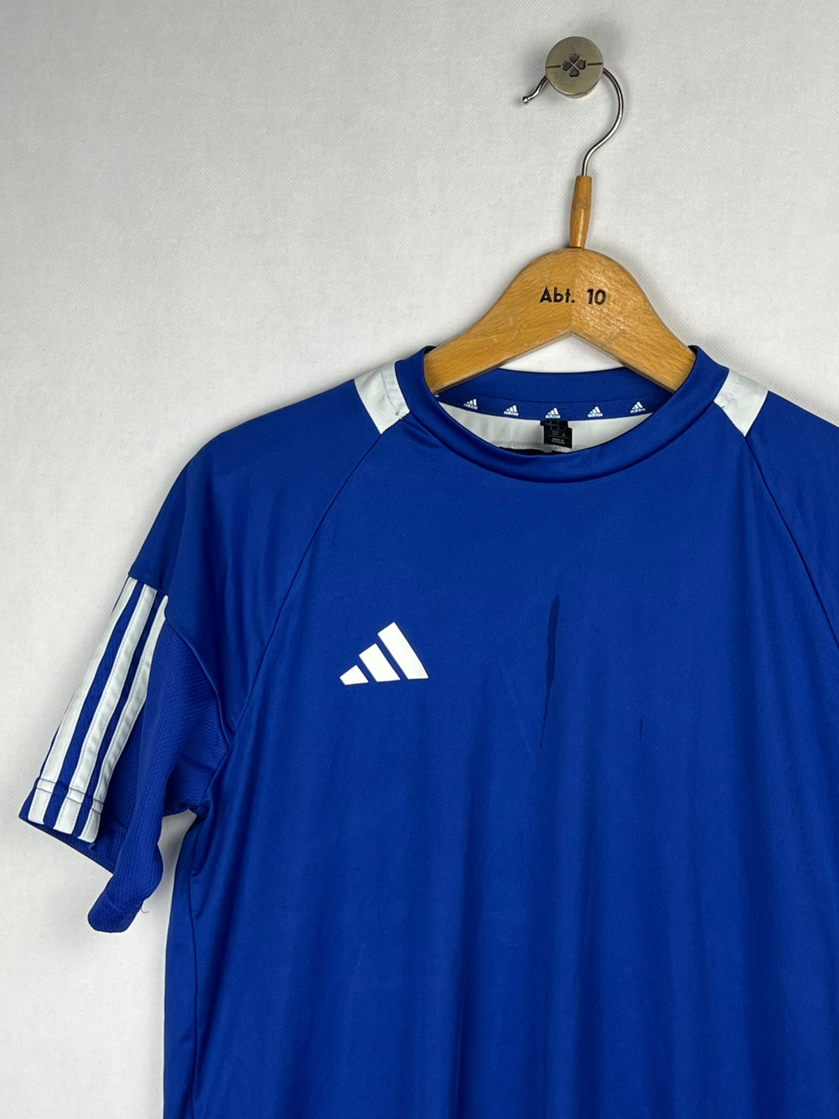 Adidas Aeroready 3-Stripes Training T-Shirt - Blue/White