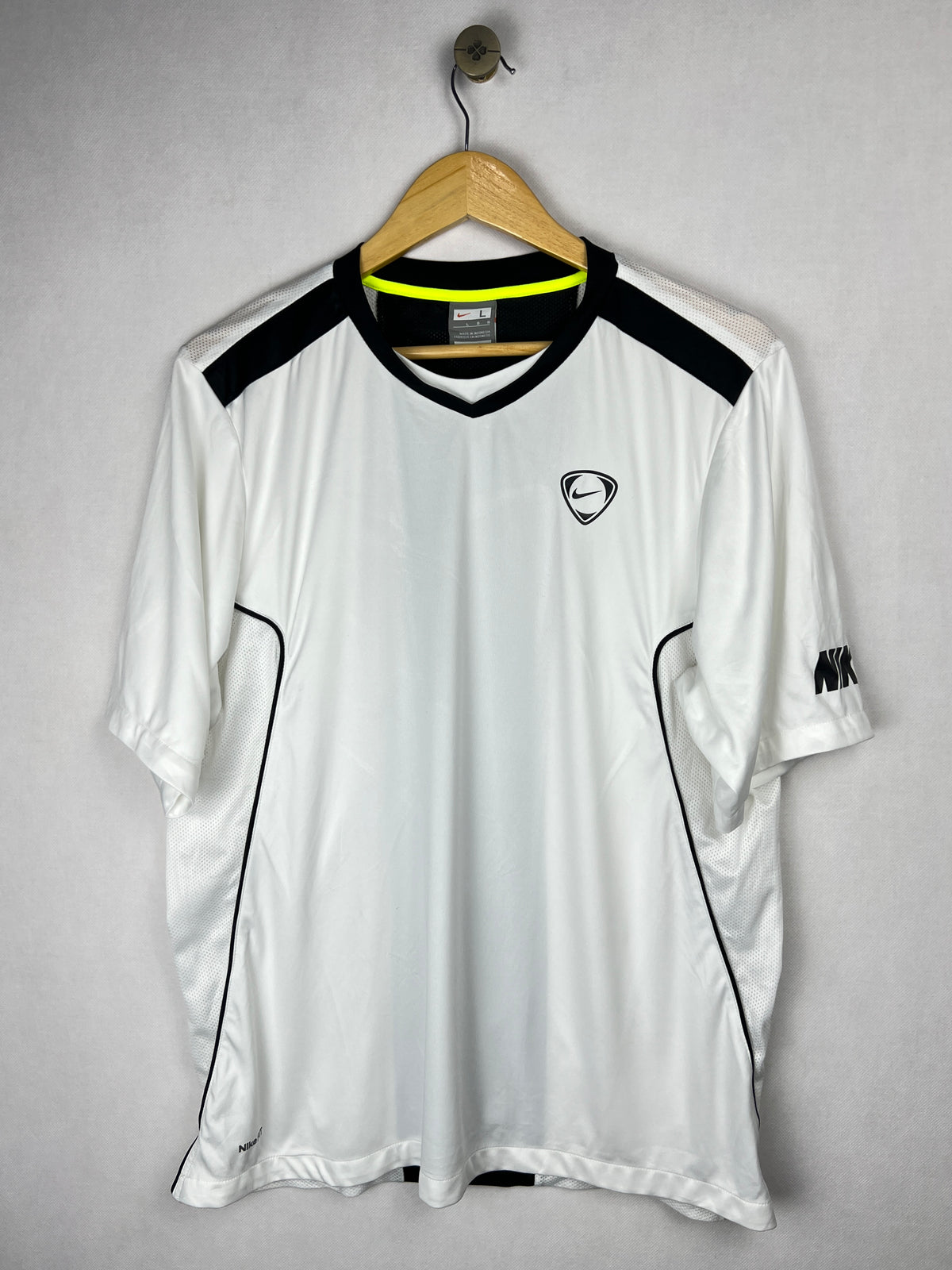 Nike Fit V-Neck Training Jersey - White/Black