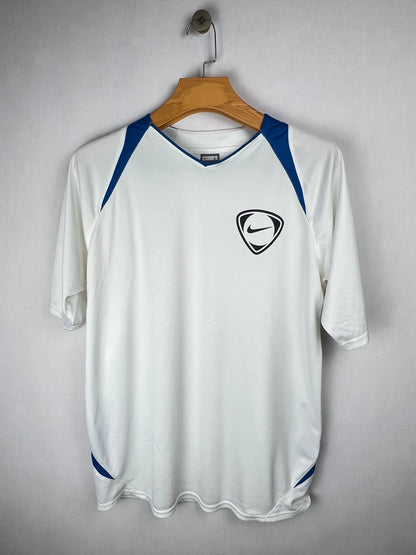Nike V-Neck Training Jersey - White/Blue