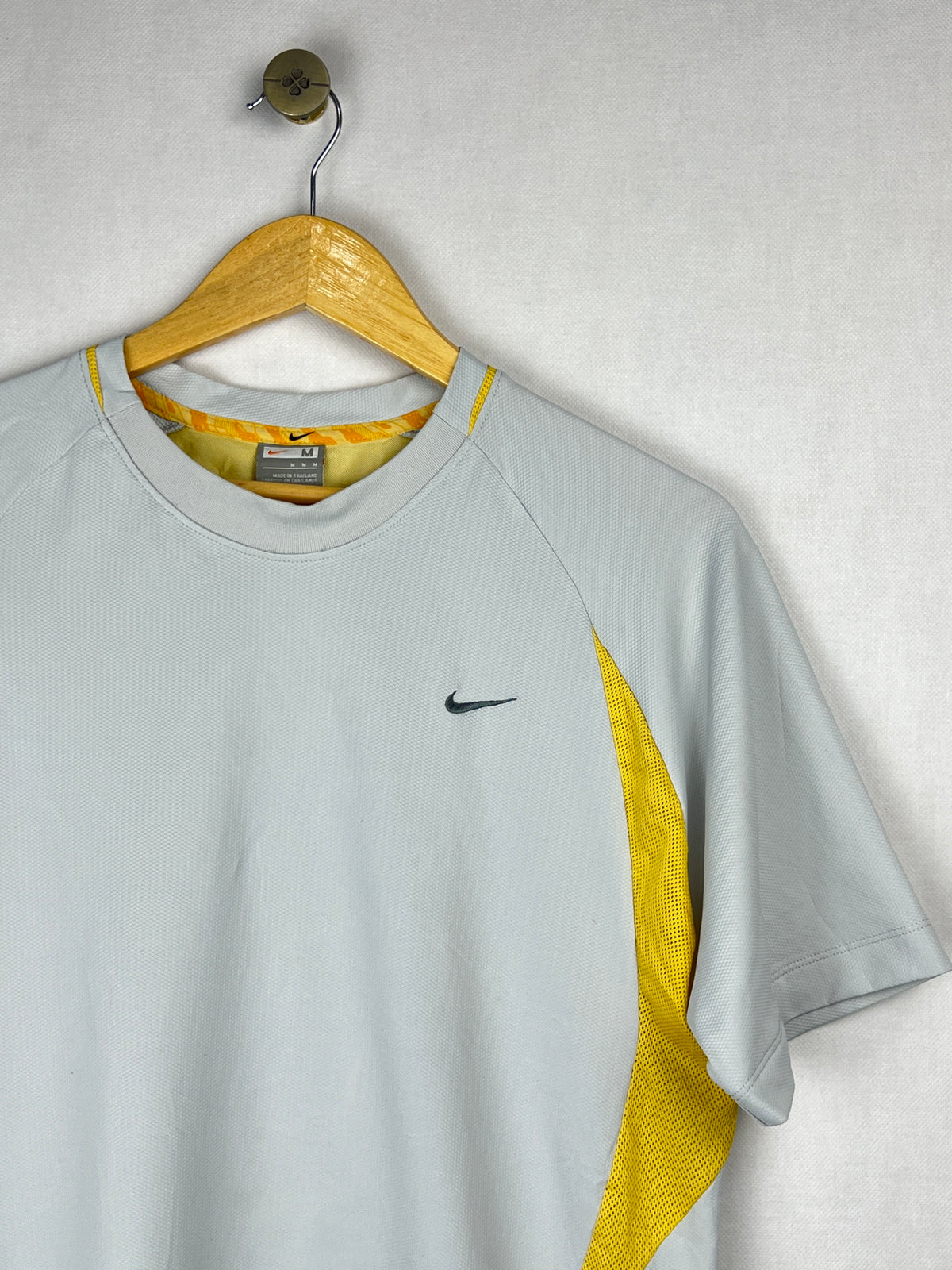 Nike Fit Dry Training T-Shirt - Grey/Yellow