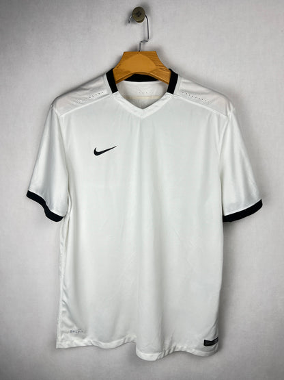 Nike Dri-Fit V-Neck Training Jersey - White