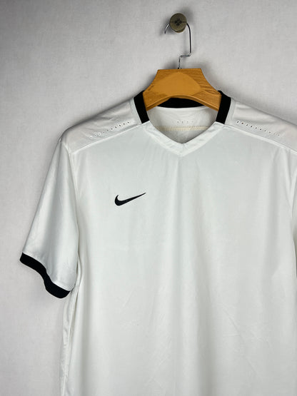 Nike Dri-Fit V-Neck Training Jersey - White
