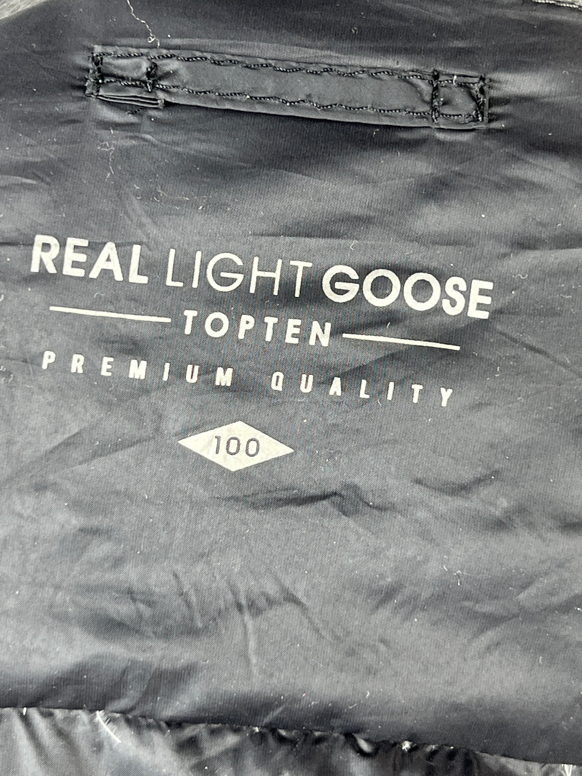 Topten Real Light Goose Down Puffer Jacket – Charcoal Grey