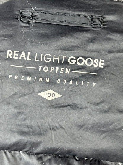 Topten Real Light Goose Down Puffer Jacket – Charcoal Grey