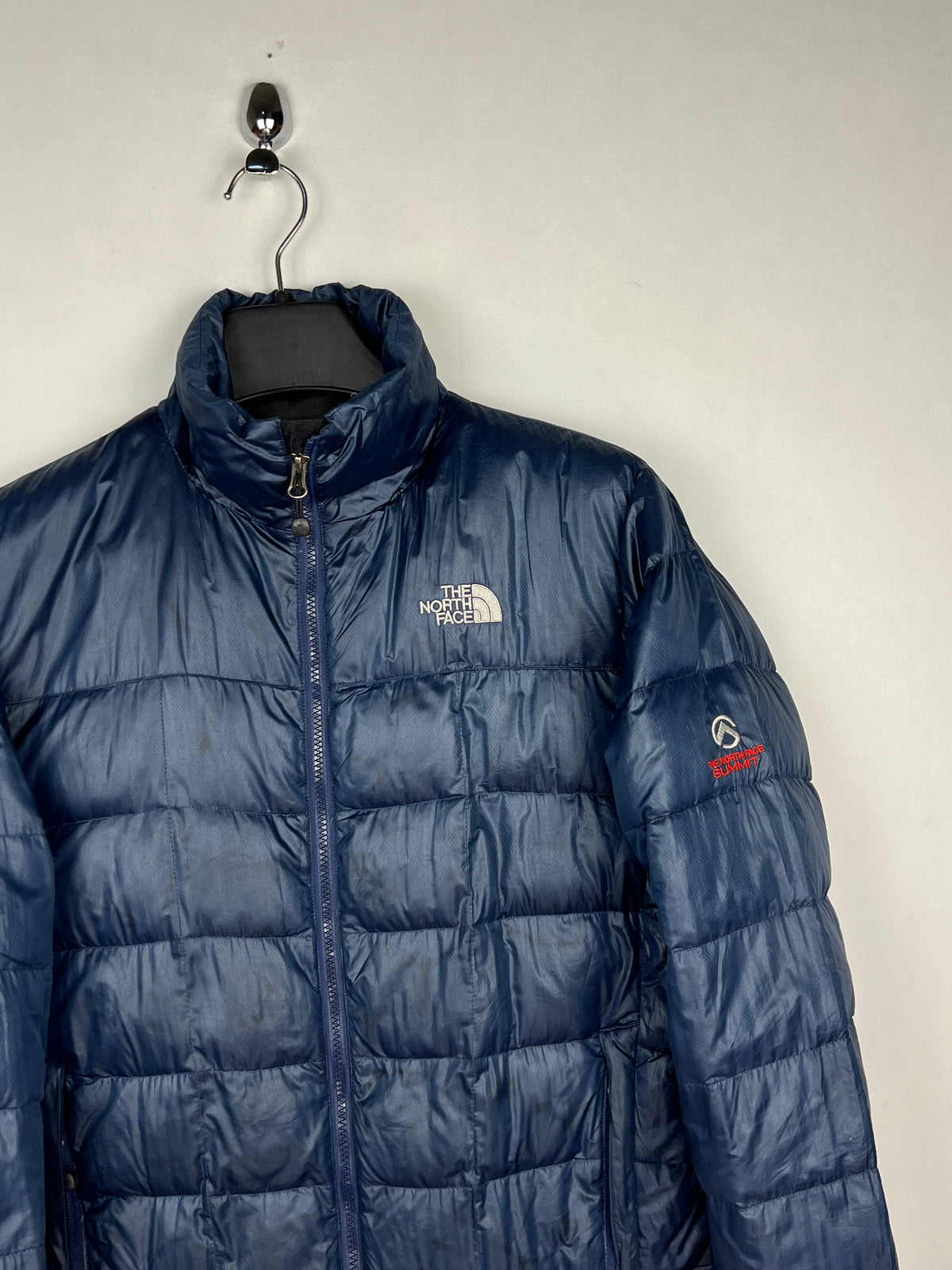 The North Face Summit Series 900 Fill Down Puffer Jacket – Navy Blue