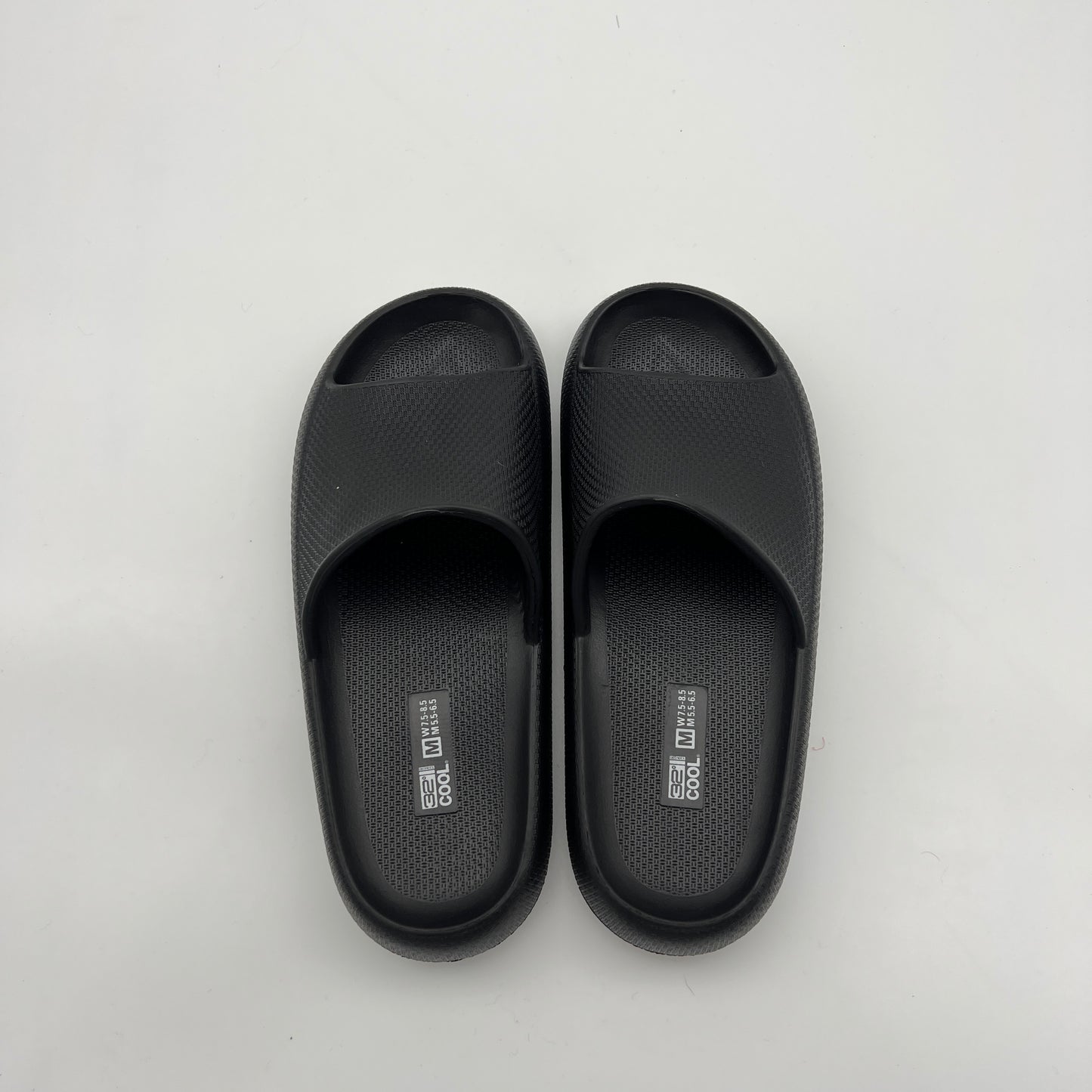 32 Degrees Cool Cushioned Slides – Black Men's Slippers