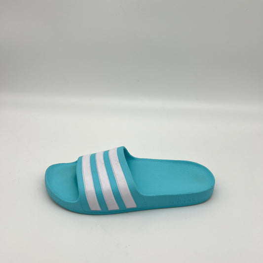 Adidas Adilette Aqua Slides – Teal Cushioned Slippers