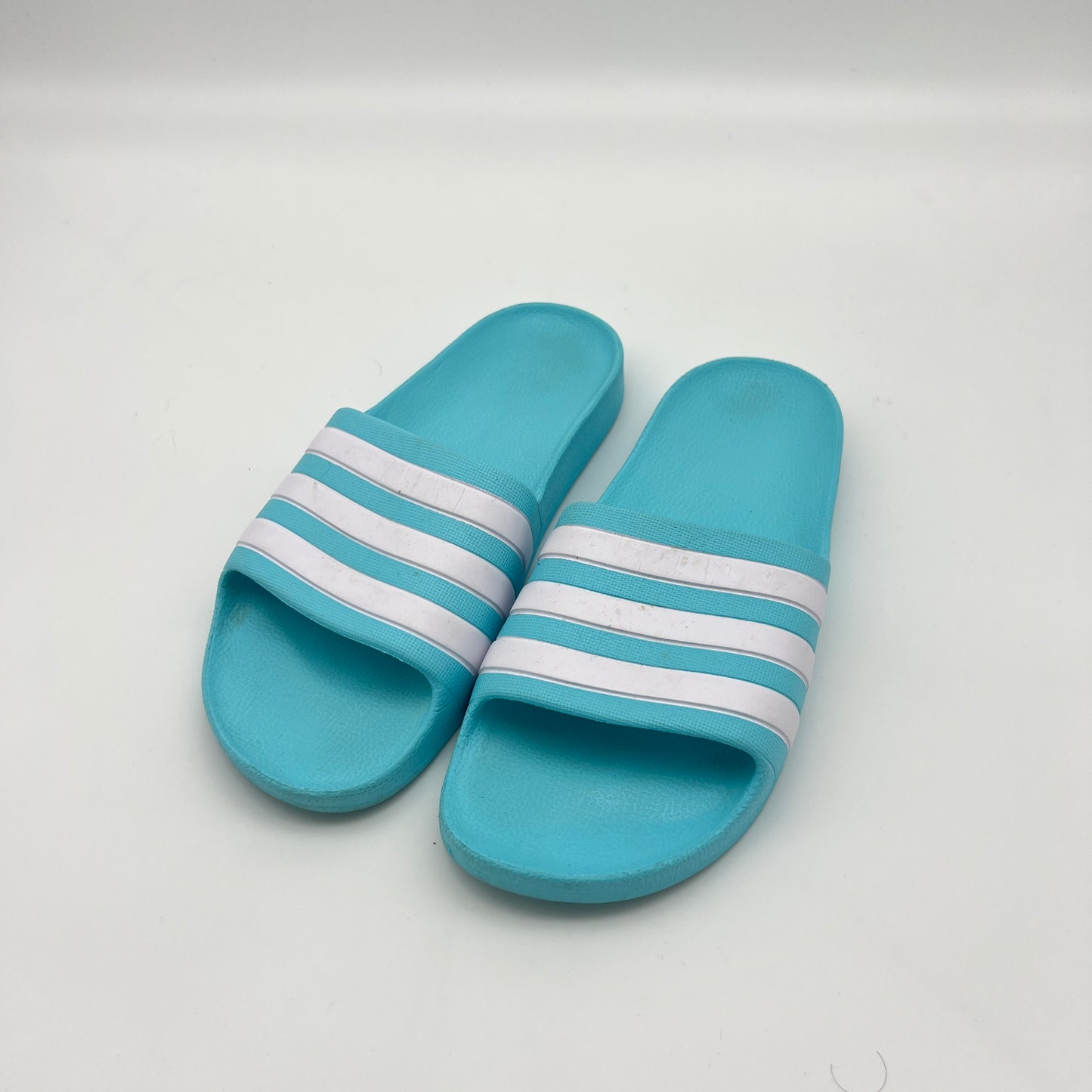 Adidas Adilette Aqua Slides – Teal Cushioned Slippers