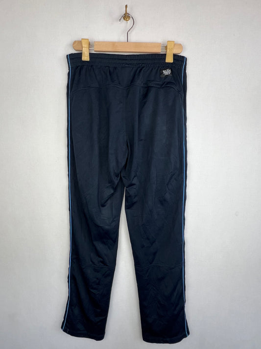 Nike Athletic Dept Men's Black Sky Blue Piped Track Pants