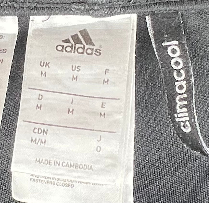 Adidas Tiro 15 Men's Black Grey 3-Stripes Training Track Pants