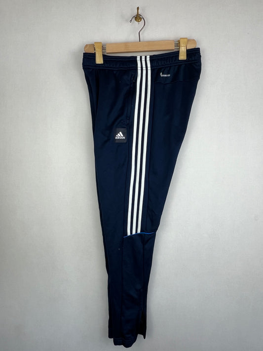 Adidas Aeroready Men's Navy White 3-Stripes Badge Training Track Pants