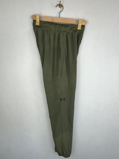 Under Armour Men's Olive Green Stretch Woven Cargo Jogger Pants