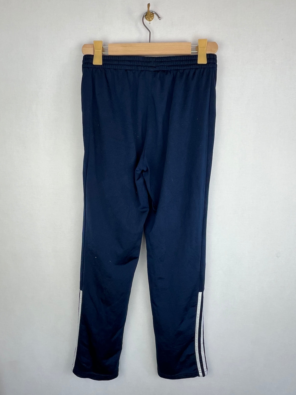 Adidas Navy Blue White 3-Stripes Lower Leg Training Track Pants