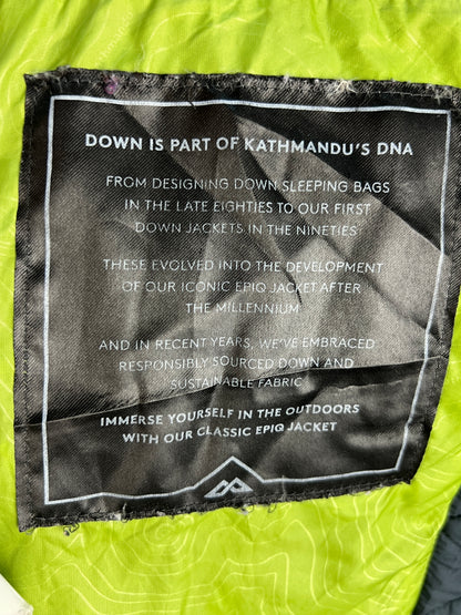 Kathmandu Epiq Pertex Quantum 600 Fill Down Vest – Black & Lime Green