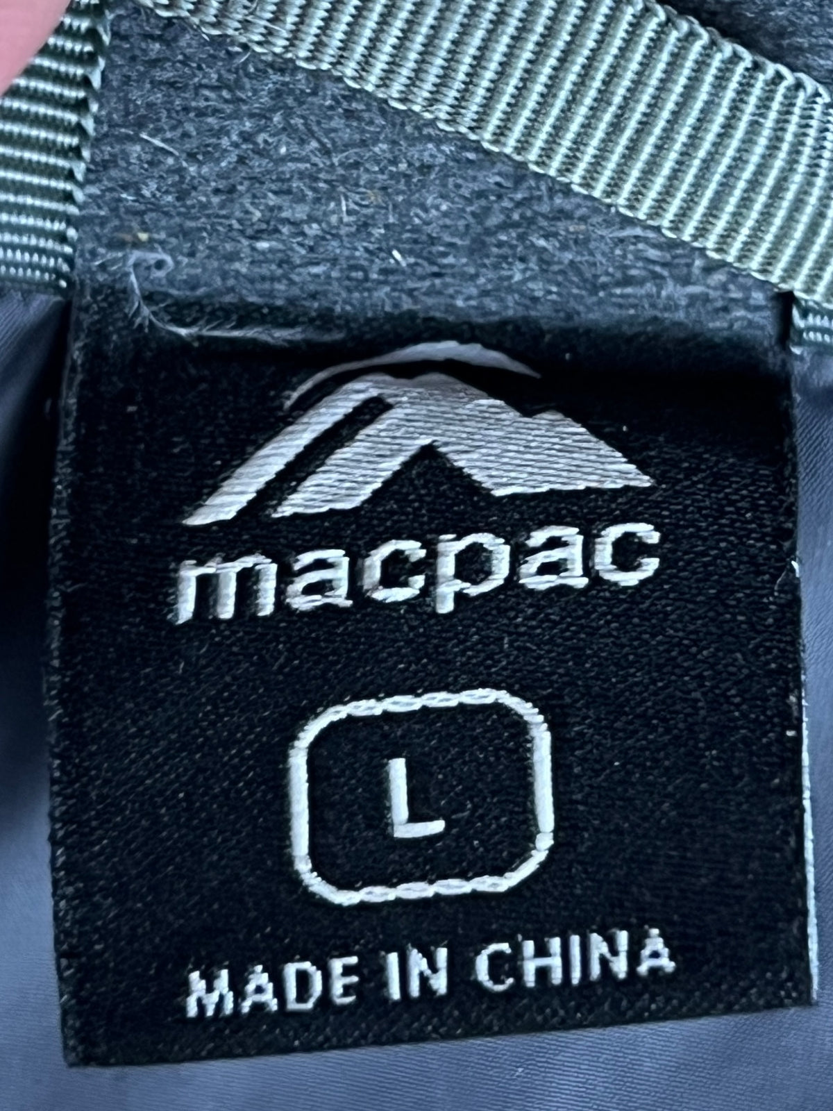 Macpac Halo Duck Down Jacket – Black & Grey