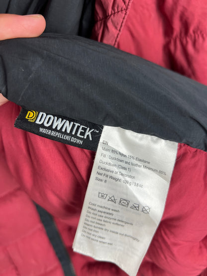 Kathmandu driFILL 650 DownTek Hooded Down Jacket – Maroon Red