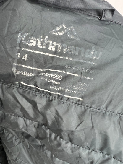 Kathmandu 550 Fill Duck Down Puffer Jacket – All Black