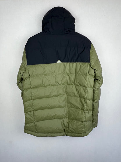 Kathmandu Epiq Hooded Duck Down Jacket – Olive Green & Black