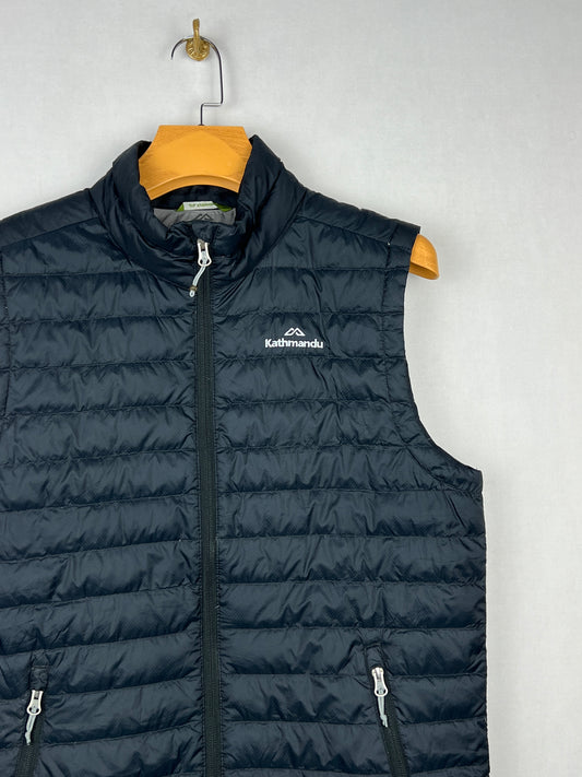 Kathmandu 550 Fill Duck Down Puffer Vest – Black & Grey