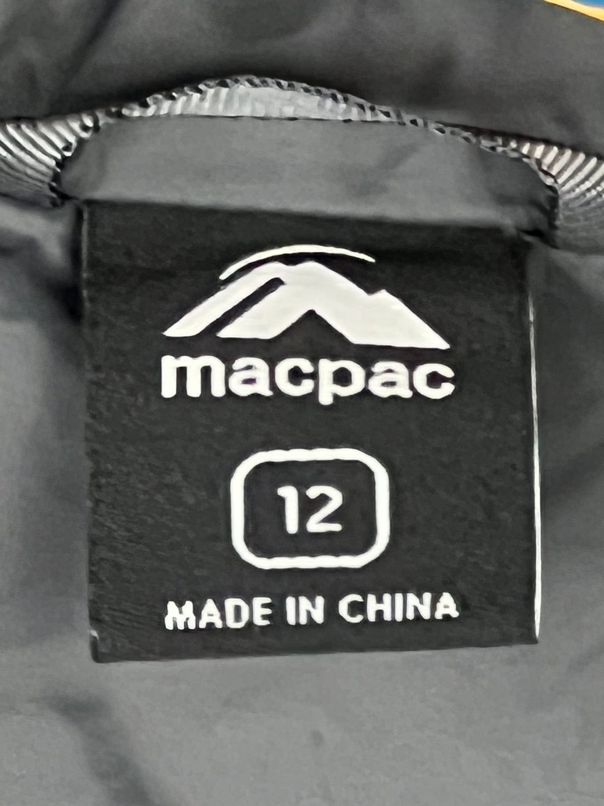Macpac Halo Hooded Duck Down Jacket – Teal Blue & Grey
