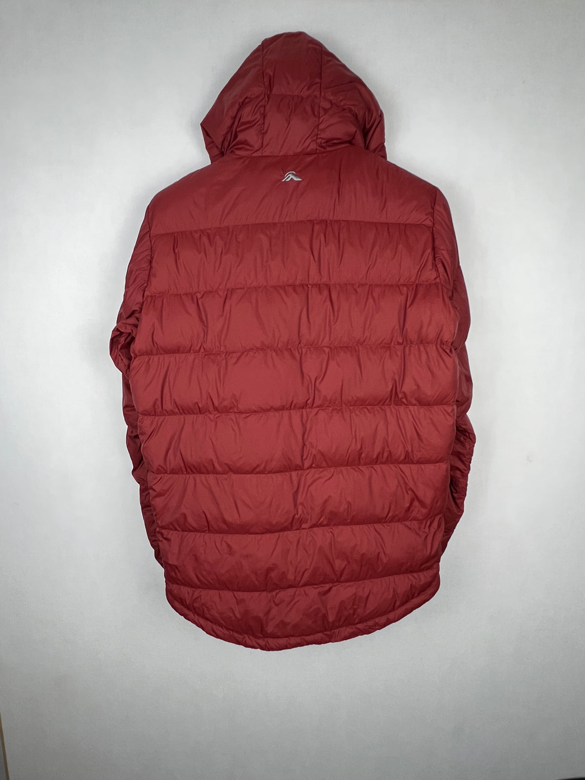 Macpac Halo Hooded Duck Down Jacket V2 – Maroon Red & Grey