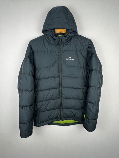 Kathmandu 600 Fill Down Hooded Puffer Jacket – Black & Green