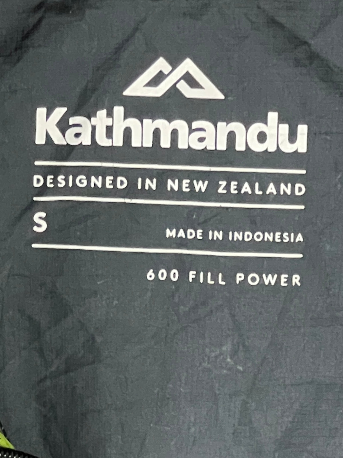 Kathmandu 600 Fill Down Hooded Puffer Jacket – Black & Green