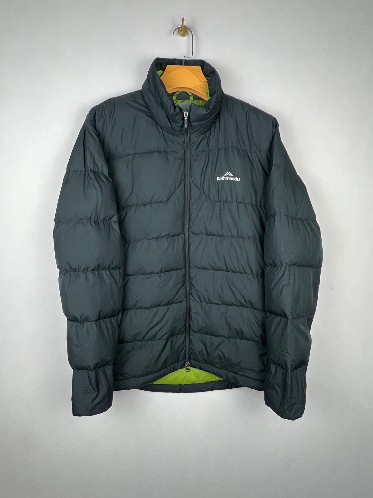 Kathmandu 550 Fill Duck Down Puffer Jacket – Black & Green
