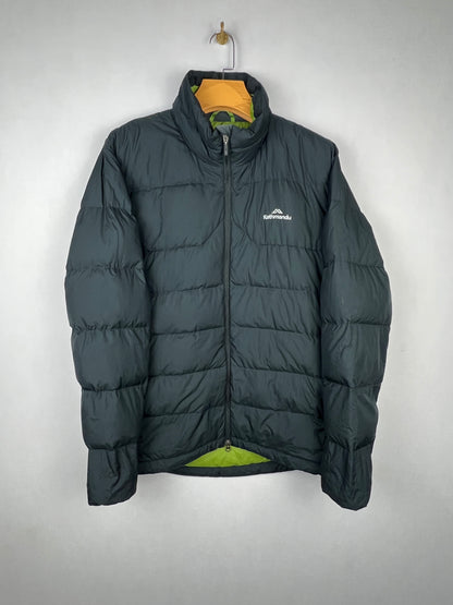 Kathmandu 550 Fill Duck Down Puffer Jacket – Black & Green