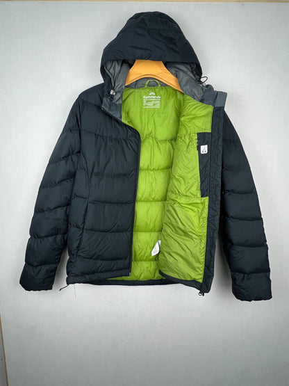 Kathmandu Pertex 550 Fill Duck Down Hooded Jacket – Black & Green