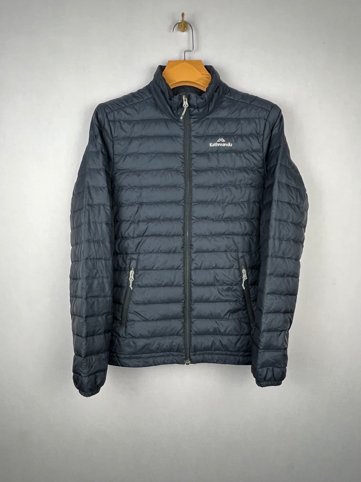 Kathmandu 550 Fill Duck Down Puffer Jacket – Black & Grey