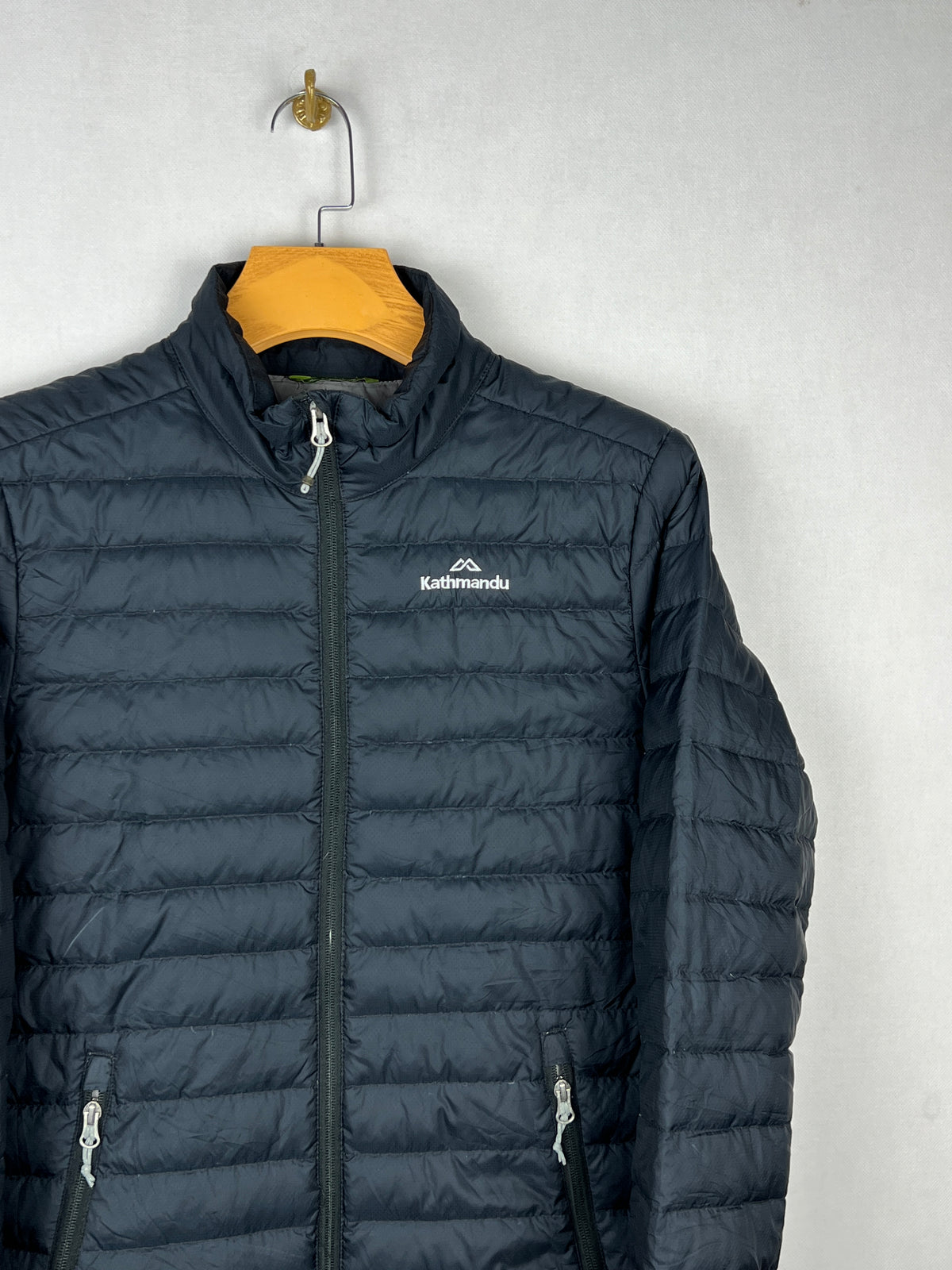 Kathmandu 550 Fill Duck Down Puffer Jacket – Black & Grey
