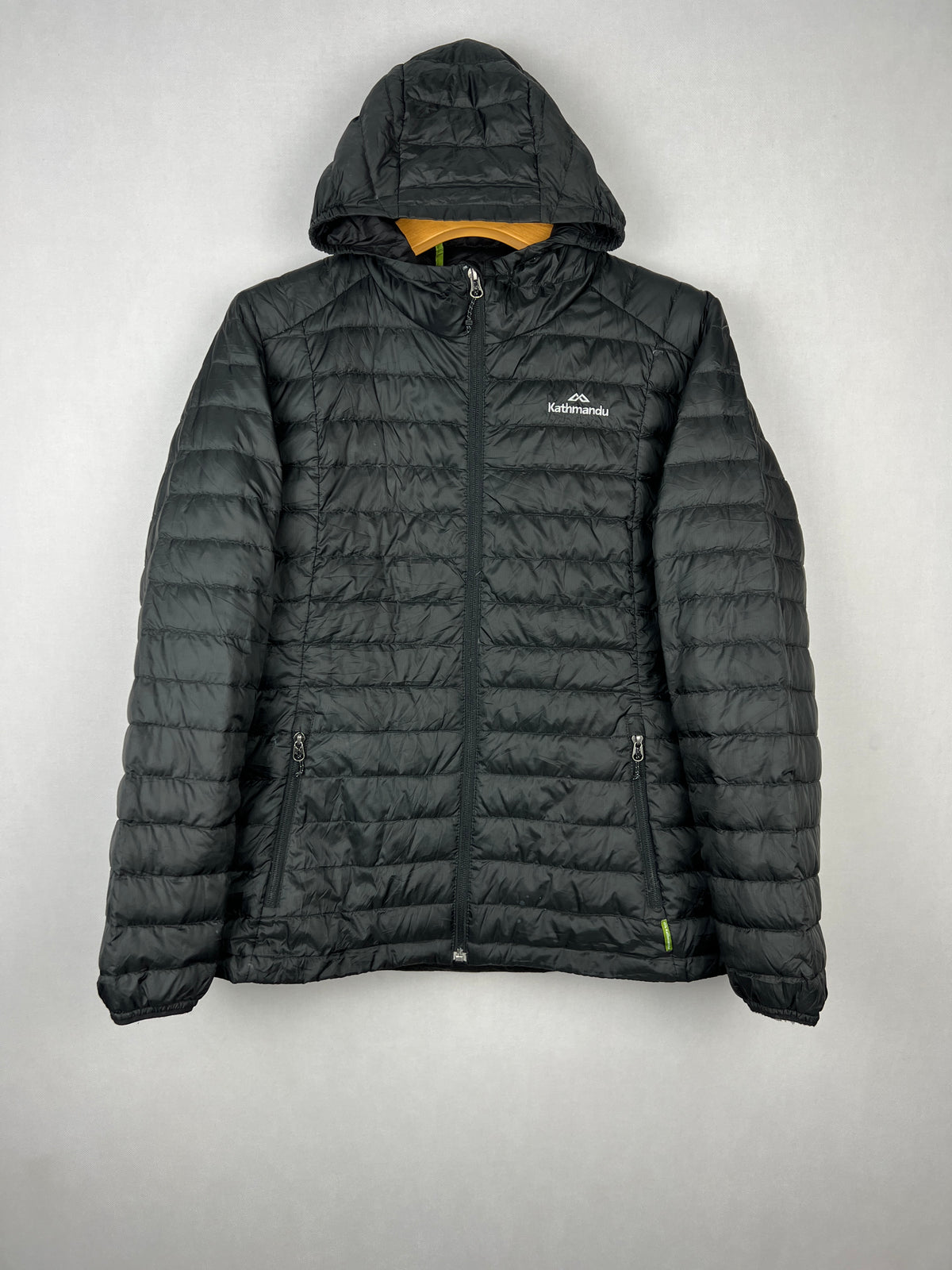 Kathmandu Down Hooded Puffer Jacket – Black