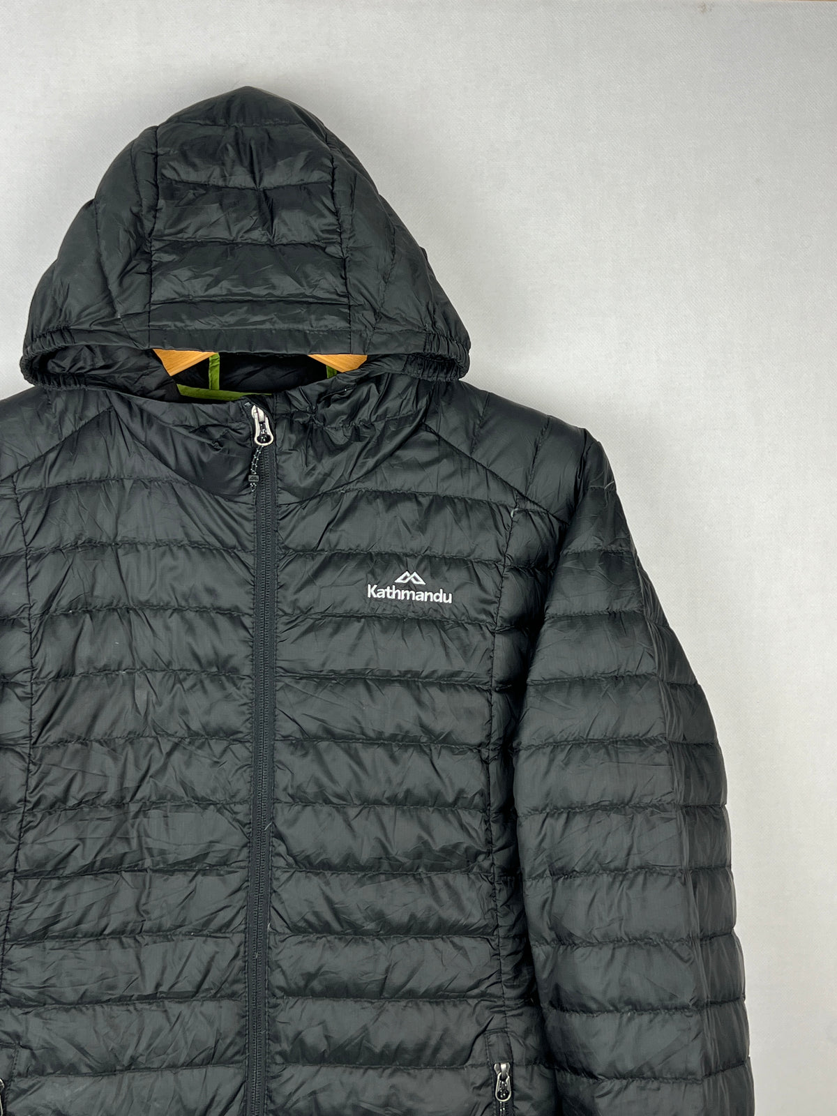 Kathmandu Down Hooded Puffer Jacket – Black