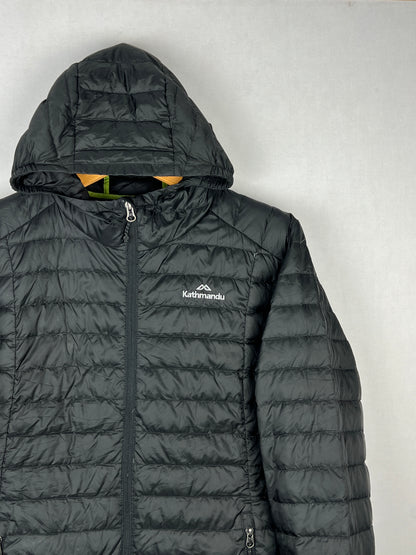 Kathmandu Down Hooded Puffer Jacket – Black
