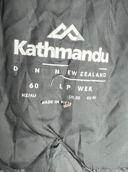 Kathmandu 600 Fill Duck Down Hooded Puffer Jacket – Black