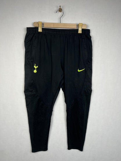Nike Tottenham Hotspur Men's Black Volt Dri-FIT Slim Fit Training Track Pants